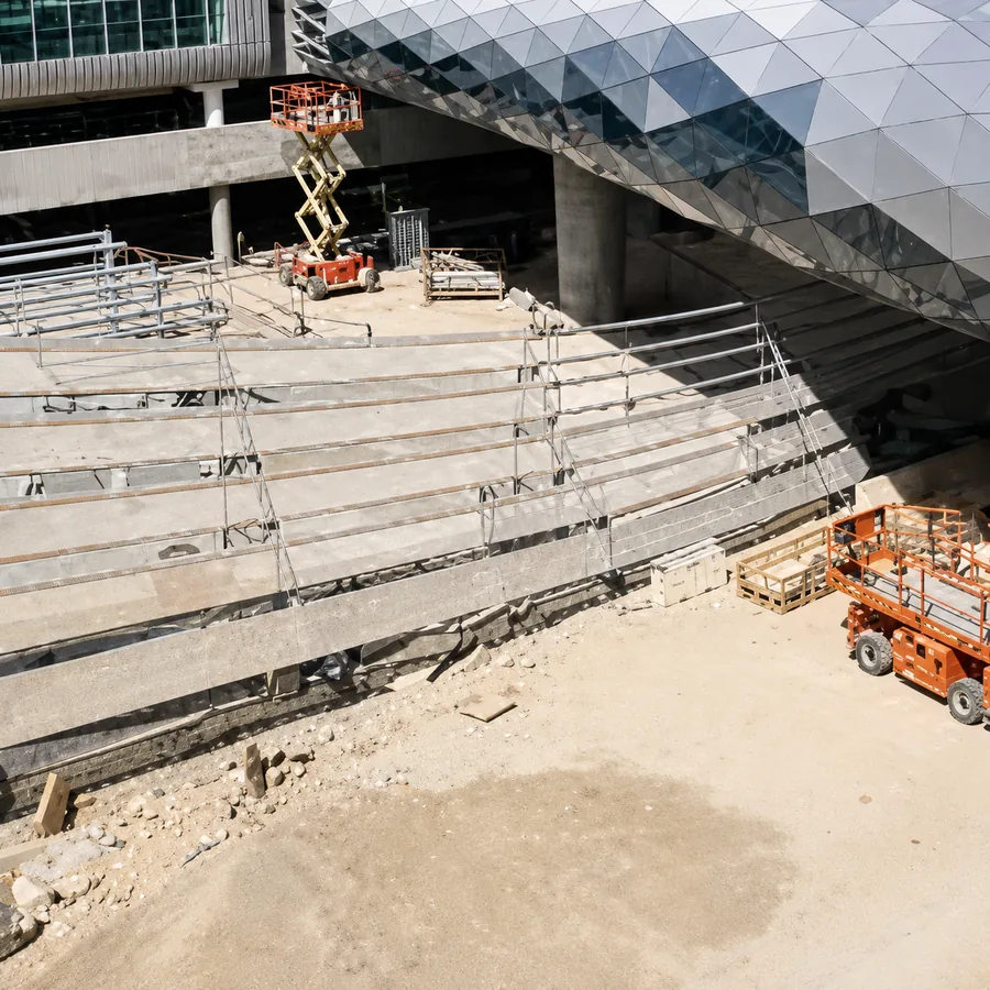 Abu Dhabi Airport Walkway — T1 — Civil, Steel & Glass-Canopy Works, Abu Dhabi