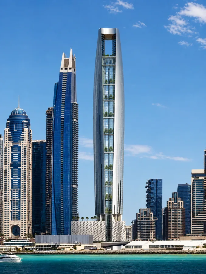 The Ciel Tower — Glass Facade Design & Build, Dubai