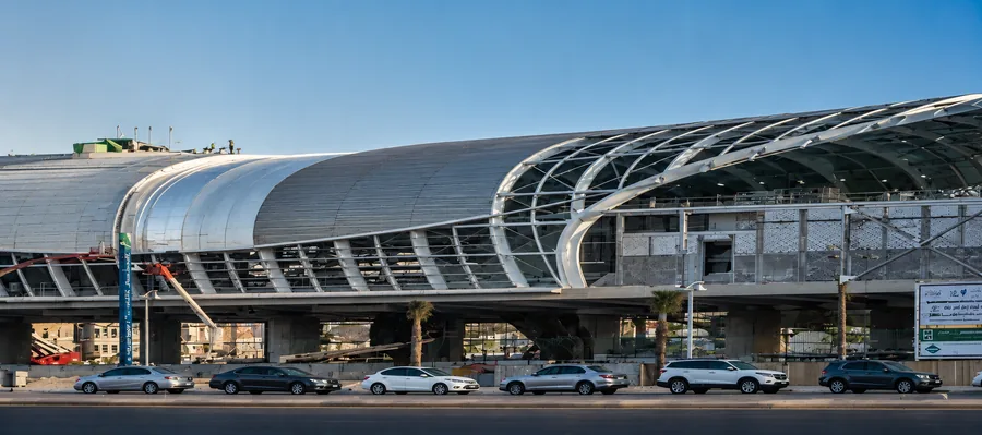 Jabal Ali Metro Station — Glass & Steel Works, Dubai