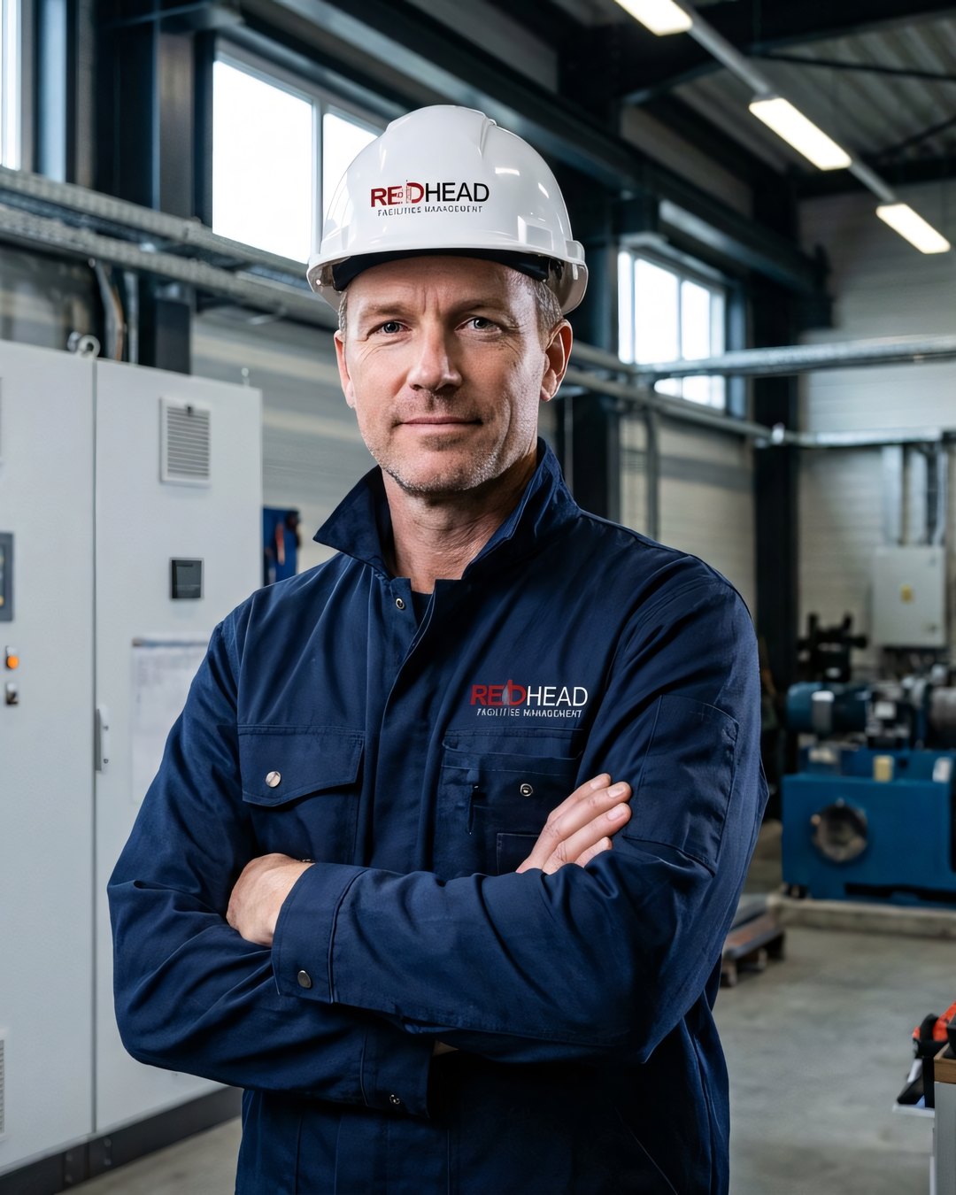 REDHEAD facilities management engineer on site